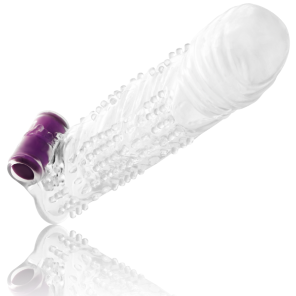 OHMAMA - BAINHA DE PÉNIS TEXTURADA COM BALA VIBRANTE - Image 3