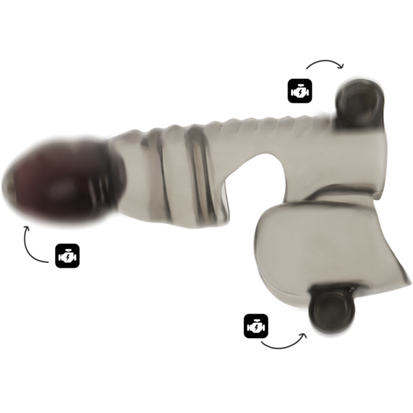 OHMAMA - BAINHA PARA PÊNIS E TESTÍCULOS 3 MOTORES - Image 4