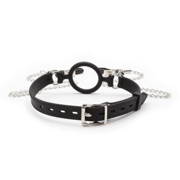 OHMAMA FETISH - RING GAG COM CORRENTES E GRAMPOS DE BICO - Image 4
