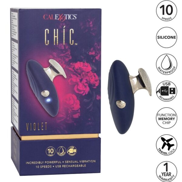 CALEXOTICS - ESTIMULADOR CHIC VIOLET 10 VELOCIDADES - Image 2