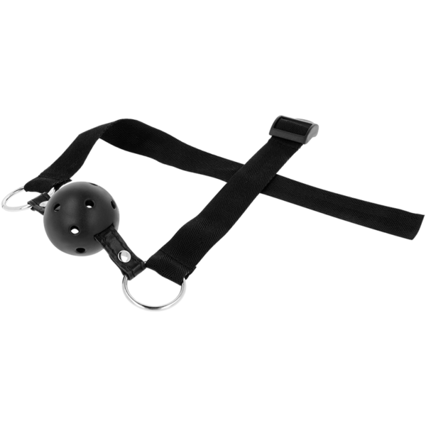 MORDAÇA BOLA RESPIRÁVEL FETICHE PRETO OHMAMA - Image 4