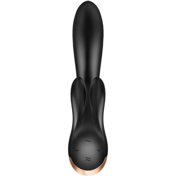SATISFYER - APLICATIVO VIBRADOR DOUBLE FLEX PRETO - Image 3