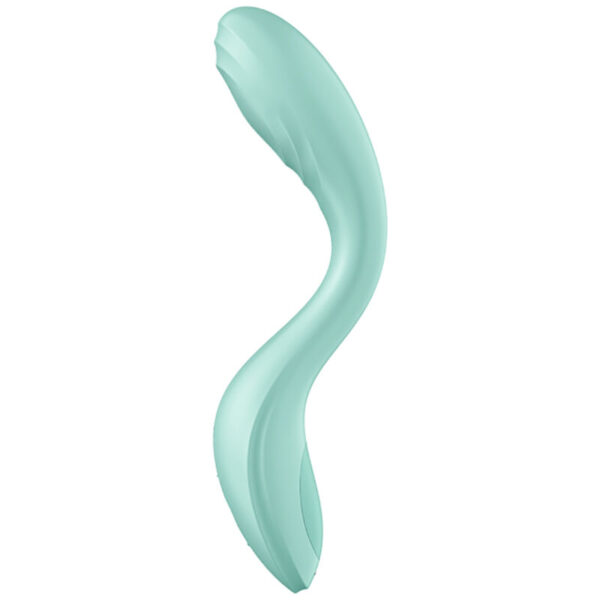 SATISFYER - VIBRADOR RRROLLING PLEASURE GSPOT VERDE - Image 4