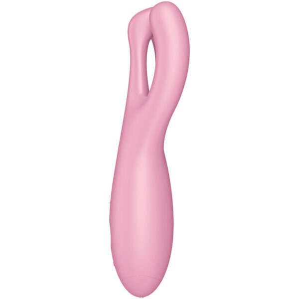 SATISFYER - APP VIBRADOR THREESOME 4 ROSA - Image 4