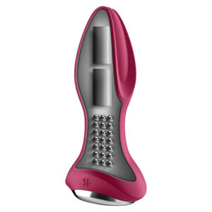SATISFYER – ROTATOR PLUG 2+ VIBRATING PLUG APP VERMELHO