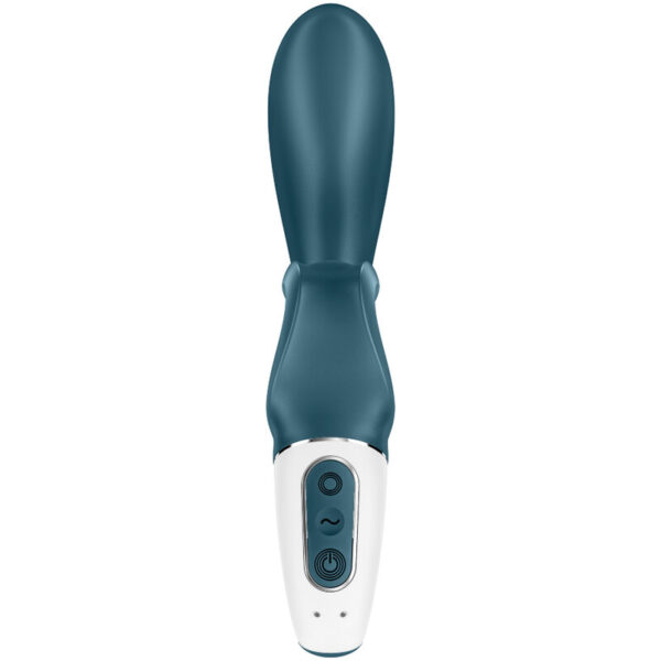 SATISFYER - APLICATIVO VIBRADOR HUG ME COELHO AZUL - Image 3