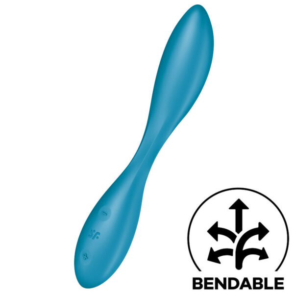 SATISFYER - MULTI VIBRADOR G-SPOT FLEX 1 AZUL - Image 3