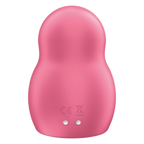 SATISFYER - PRO TO GO 1 ESTIMULADOR E VIBRADOR DE PULSO DE AR DUPLO VERMELHO - Image 4