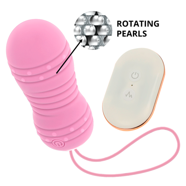 OHMAMA - OVO DE CONTROLE REMOTO 7 MODOS DE ROTAÇÃO ROSA - Image 4
