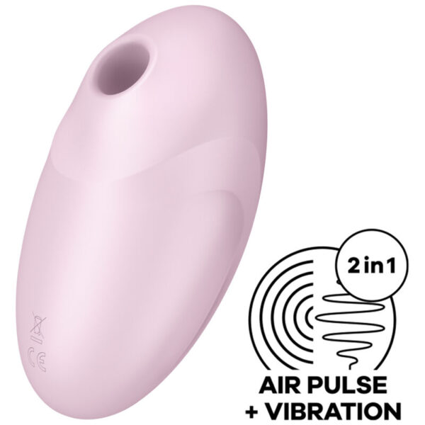 SATISFYER - ESTIMULADOR E VIBRADOR DE PULSO DE AR VULVA LOVER 3 ROSA - Image 4