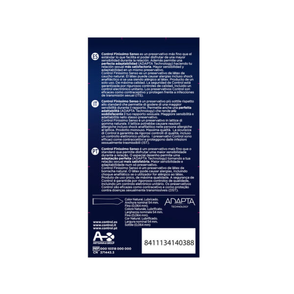 CONTROL - ADAPTA SENSO CONDOMS 12 UNITS - Image 3