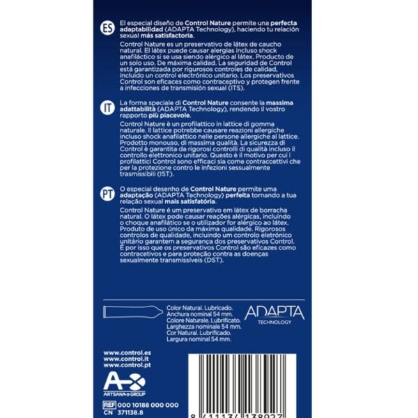 CONTROL - ADAPTA NATURE PRESERVATIVOS 6 UNIDADES - Image 3