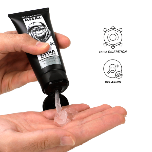 BLACK HOLE - GEL BASE DE ÁGUA DILATAÇÃO ANAL 70 ML - Image 4