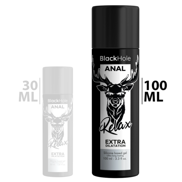 BLACK HOLE - GEL BASE DE SILICONE DILATAÇÃO ANAL 100 ML - Image 3
