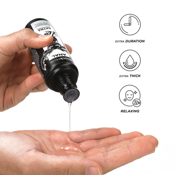 BLACK HOLE - GEL BASE DE SILICONE DILATAÇÃO ANAL 100 ML - Image 4