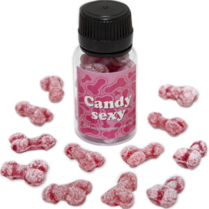 DIABLO PICANTE – CANDY SEXY JAR COM 12 GOMAS SABOR MORANGO-CEREJA