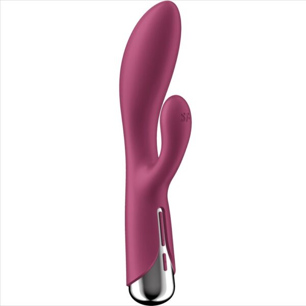 SATISFYER - COELHO GIRATÓRIO 1 CLITÓRIS E ESTIMULAO DE PONTO G VERMELHO - Image 4