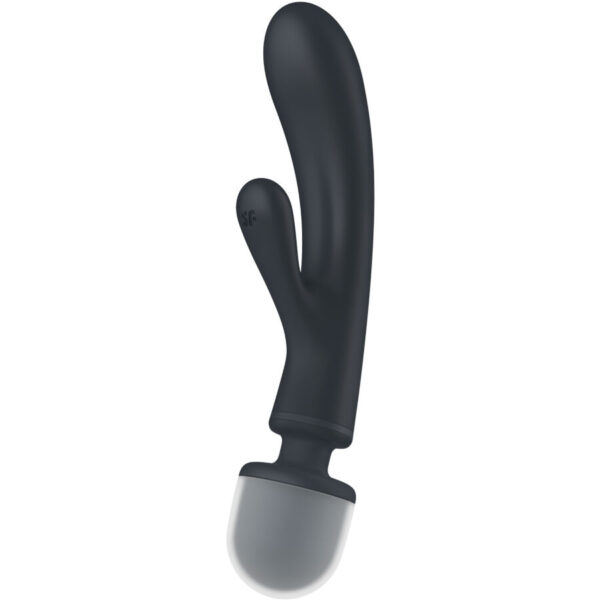 SATISFYER - TRIPLE LOVER RABBIT VIBRADOR MASSAGER CINZA - Image 3
