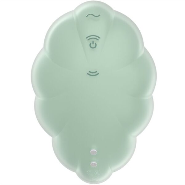 SATISFYER - VIBRADOR DE PULSO DE AR VERDE CLOUD DANCER - Image 3