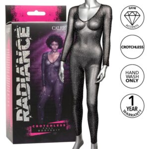 CALEXOTICS – RADIANCE BODYSUIT COMPLETO CROTCHLESS RHINE