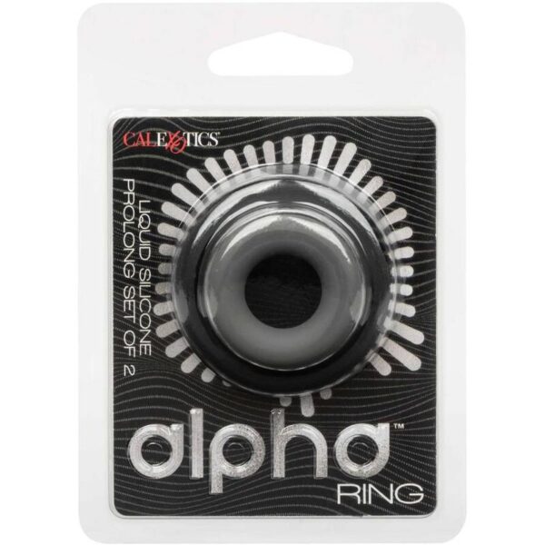 CALEXOTICS - ALPHA CONJUNTO PROLONG DE 2 ANÉIS CINZA - Image 2