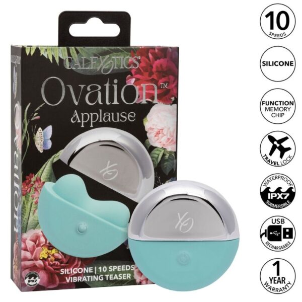 CALEXOTICS - OVATION ESTIMULADOR APLAUSOS AQUA GREEN - Image 2