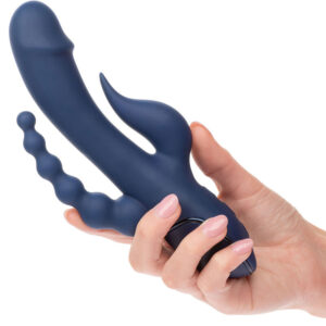 CALEXOTICS – VIBRADOR TRIPLO ORGASM AZUL