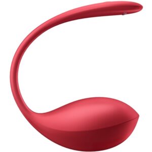 SATISFYER – SHINY PETAL ESTIMULADOR DE CONTROLE REMOTO G POINT VERMELHO APLICATIVO GRATUITO