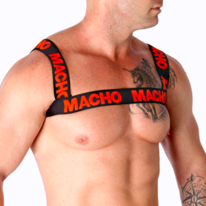 MACHO – ARNÊS DUPLO VERMELHO