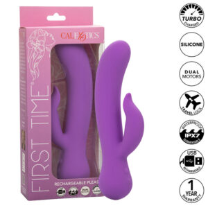 CALEXOTICS – FIRST TIME VIBRADOR PLEASER RECARREGÁVEL ROXO