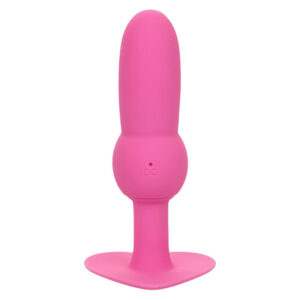 CALEXOTICS – FIRST TIME PLUG ANAL SONDA DE CONTAS 10 VIBRAÇÕES ROSA