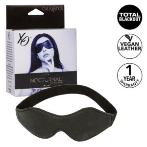 CALEXOTICS – NOCTURNAL MÁSCARA DE OLHOS PVC COURO PRETO