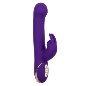 CALEXOTICS – VIBRADOR E ESTIMULADOR JACK RABBIT 7 NÍVEIS DE VIBRAÇÃO E ONDAS ESTIMULANTES AZUL
