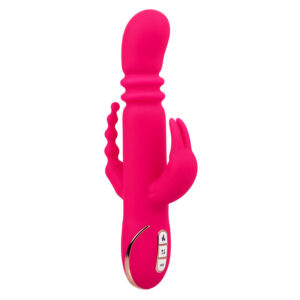 CALEXOTICS – JACK FANTASY VIBRADOR TRIPLO AQUECIDO COELHO ROSA