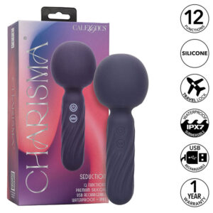 CALEXOTICS – CHARISMA SEDUCTION MASSAGER 12 FUNÇÕES 17,75 CM X 6,25 CM ROXO