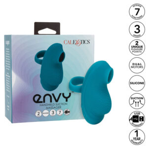 CALEXOTICS – ENVY HANDHELD ROLLING BALL MASSAGER 7 VIBRAÇÕES AZUL