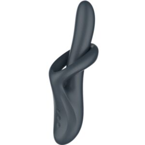 SATISFYER – HEAT FLEX 4 VIBRADOR DE EFEITO TÉRMICO 12 VIBRAÇÕES CINZA