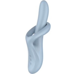 SATISFYER – HEAT FLEX 4 VIBRADOR DE EFEITO TÉRMICO 12 VIBRAÇÕES AZUL