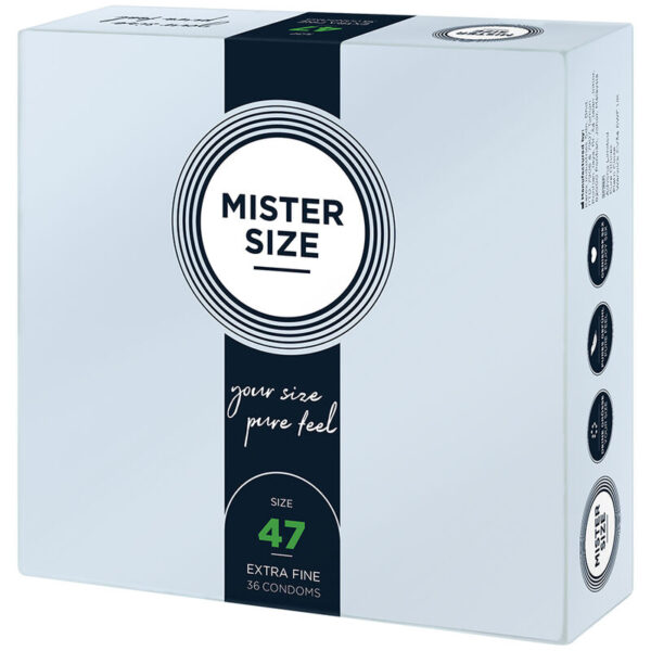 MISTER SIZE - PRESERVATIVOS TAMANHO XS 47 MM (36 UNIDADES) - Image 3