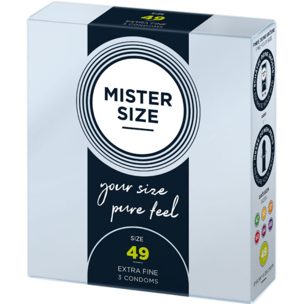 MISTER SIZE - PRESERVATIVO TAMANHO S 49 MM (3 UNIDADES) - Image 3