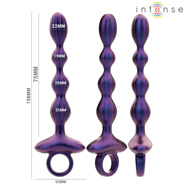 INTENSE - JACKIE VIBRATING ANAL PLUG MODELO 1 CONTROLE REMOTO - Image 4