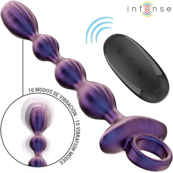 INTENSE - JACKIE VIBRATING ANAL PLUG MODELO 1 CONTROLE REMOTO - Image 3