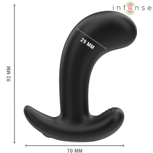 INTENSE - CHANDLER ANAL PLUG 10 VIBRAÇÕES PRETO CONTROLE REMOTO - Image 4