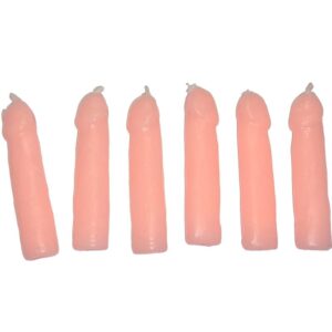 DIABLO PICANTE – 6 VELAS EM FORMA DE PÊNIS CARNE