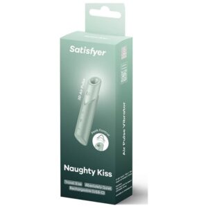 SATISFYER – ESTIMULADOR DE CLITÓRIS NAUGHTY KISS WAVE AQUAMARINE