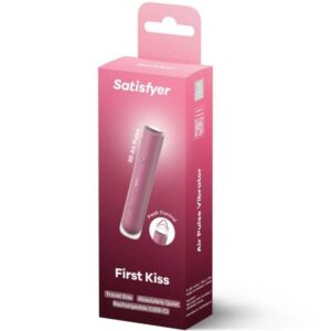 SATISFYER – ESTIMULADOR DE CLITÓRIS FIRST KISS WAVE GARNET