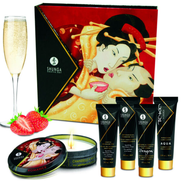 SHUNGA - KIT SECRETO DE MORANGOS E CAVA DE GEIXA - Image 4