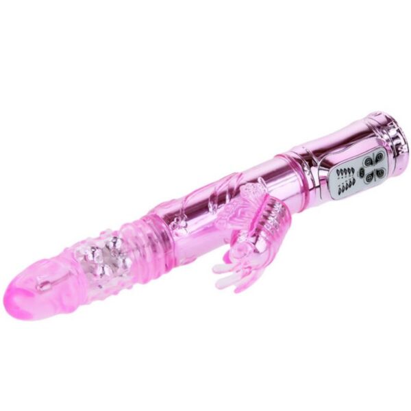 BAILE - VIBRADOR RECARREGVEL COM ROTAO E ESTIMULADOR DE BORBOLETA PULSANTE - Image 3