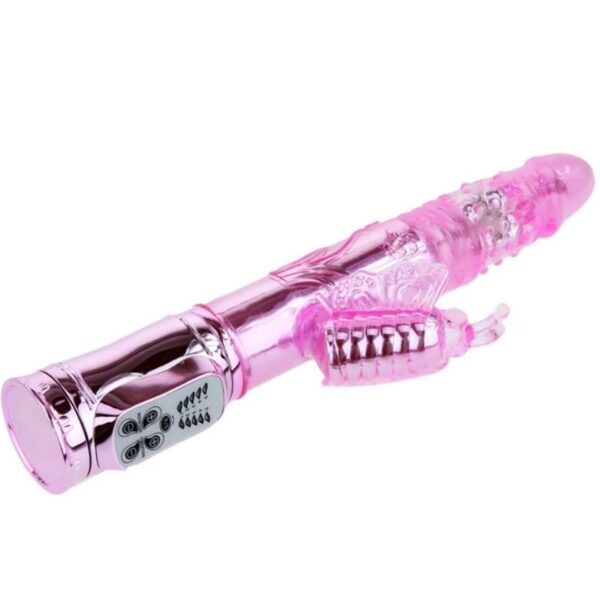 BAILE - VIBRADOR RECARREGVEL COM ROTAO E ESTIMULADOR DE BORBOLETA PULSANTE - Image 4
