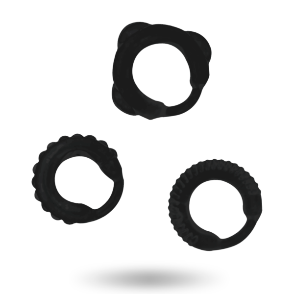ADDICTED TOYS - CONJUNTO DE ANEL C - PRETO - Image 3